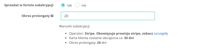 Aktywacja subskrypcji